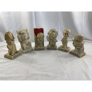 Lot of 6 Vintage 1970s W & R Berries Figurine Get Well Soon Love Need #75